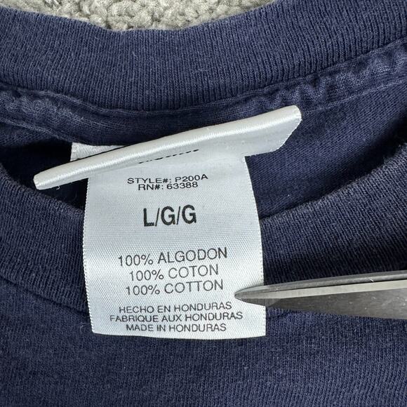 VINTAGE Cleveland Indians Shirt Mens Large Blue Red MLB Baseball Y2K 2000 - Picture 6 of 12